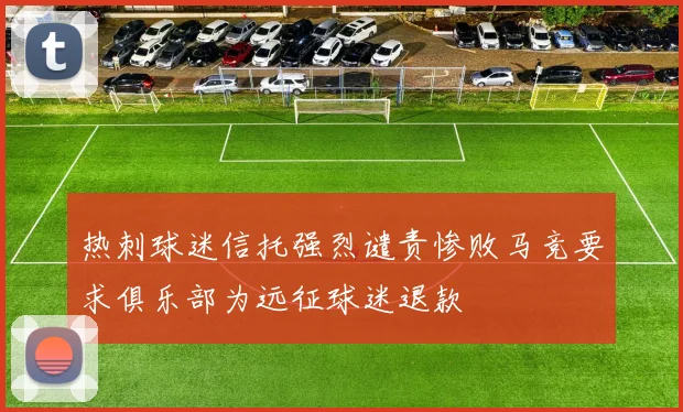 热刺球迷信托强烈谴责惨败马竞要求俱乐部为远征球迷退款